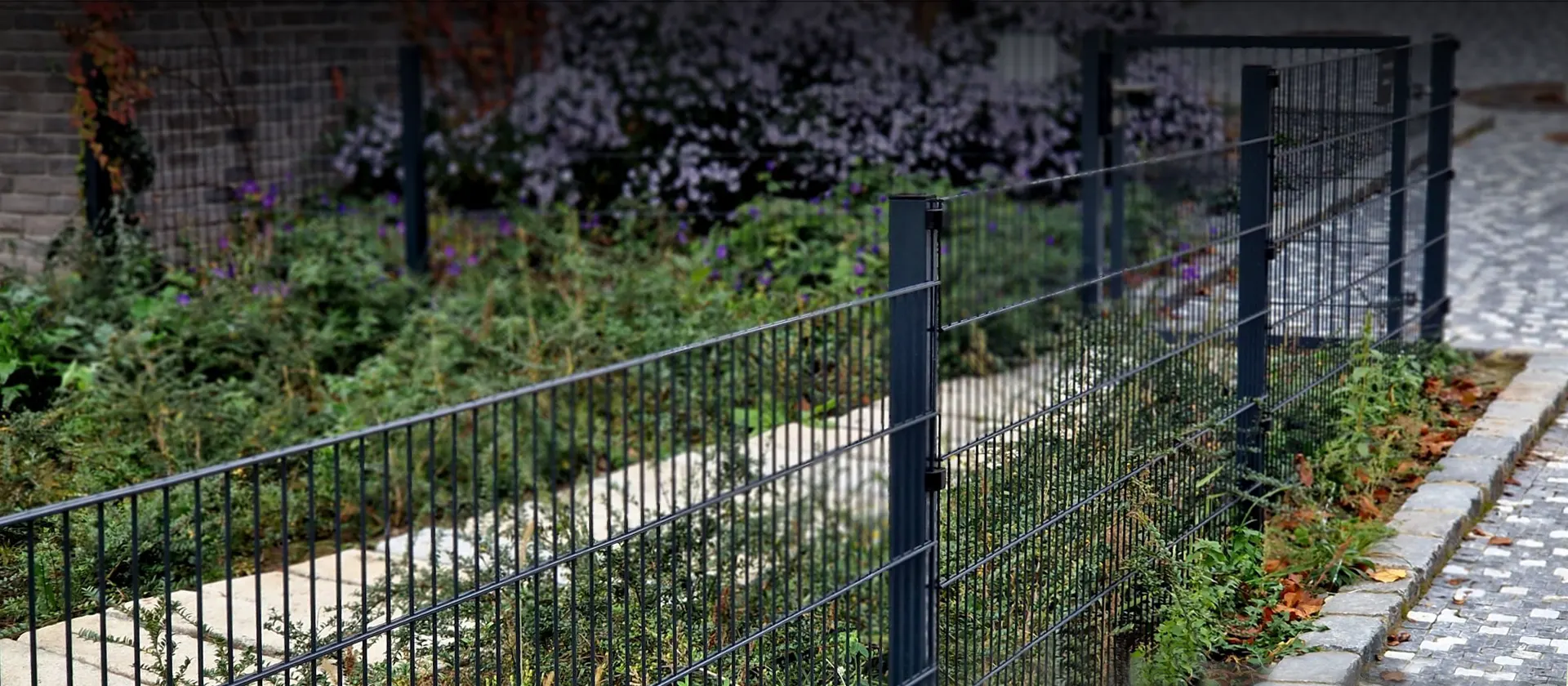 Europe Garden Fence Metal Garden Gate